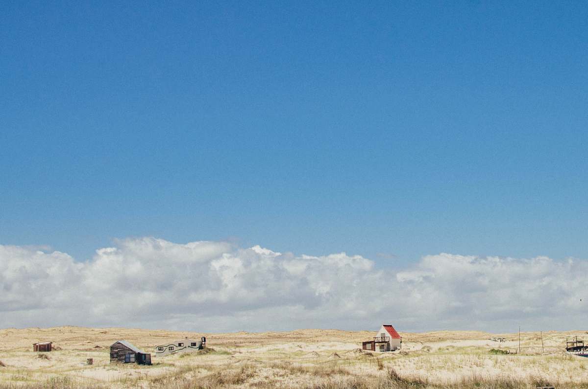 cabo polonio white house under white clouds uruguay